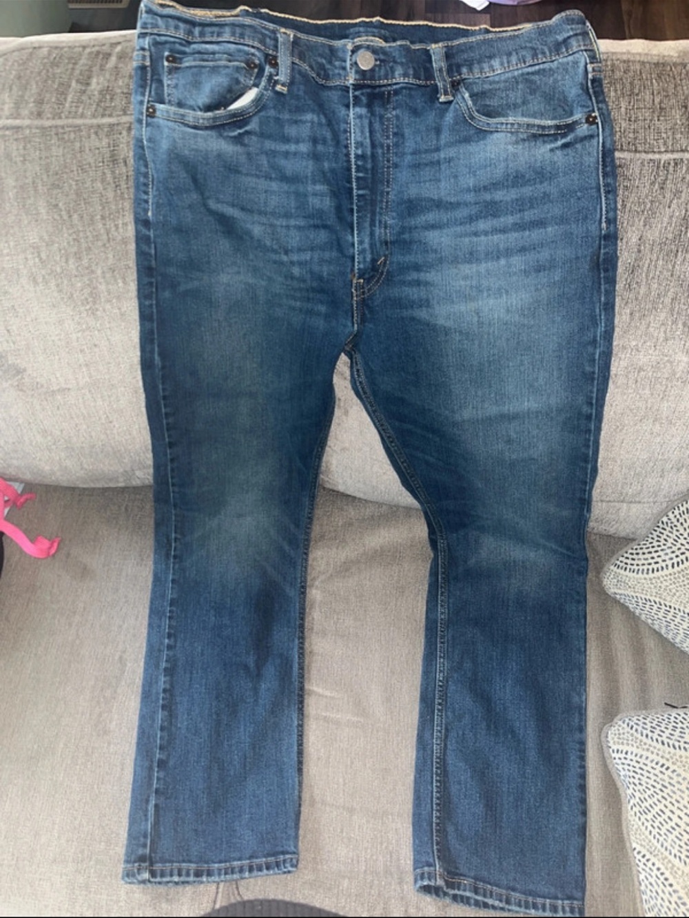 Levi's Slim Straight Blue Denim Jeans